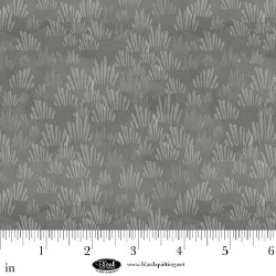 Petals & Pewter Texture Gray