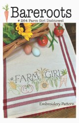 Farm Girl Dishtowel Farm Girl Dishtowel