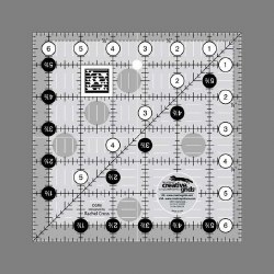 Ruler, Creative Grid 6 1/2" SQ