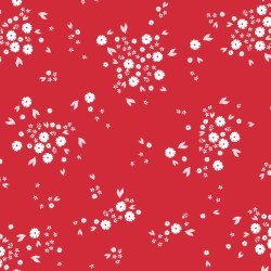 Ladybug Mania Flr Dk Tomato