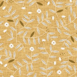Verdure Folk Floral Dark Gold Verdure Folk Floral Dark Gold