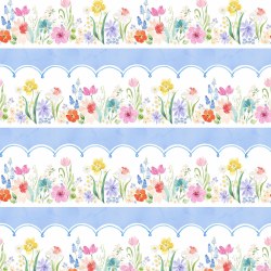 Spring Cheer Stripe Denim