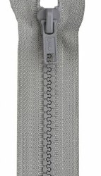 Zipper Separating 18in Nugrey
