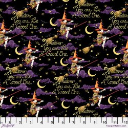 Spooky Cute Witches Black