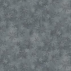 Let It Snow Snowflakes Dk Blue