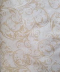 108" Quilt Back Flourish Cream 108" Quilt Back Flourish Cream