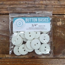 Buttons - 3/4" Ivory