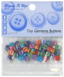 Buttons Tiny Gemstone