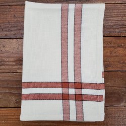 Towel Cream Terracotta