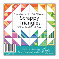 Scrappy Triangles 6 Inch Block