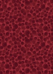 Bumbleberries Dot Dark Red