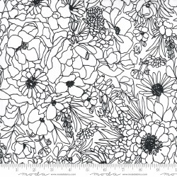 Illustrations Large Floral Wht