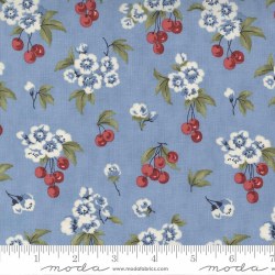 Isabella Cherries Sky Blue