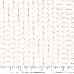 Eyelet Ivory Shirting Cherry
