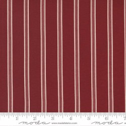 Red White Gatherings Stripe Burgundy