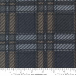 Farmhouse Flannel III Lg Plaid Graphite Pewter