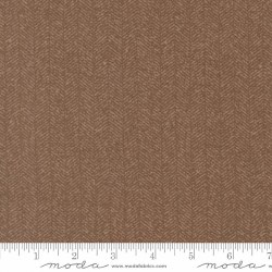 Flannel Gather Hbone Taupe
