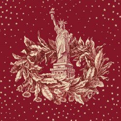 Liberty Island Lady Red