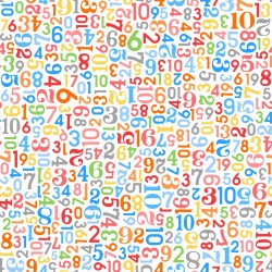Playtime Flannel Numbers Multi