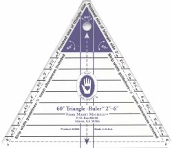 Triangle Ruler Small 60 Degree