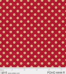 Postcard Holiday Dots Red