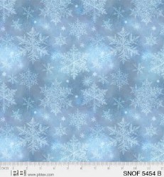 Snowfall Layered Snowflakes