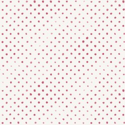 Chicken Scratch Polka Dot White Red