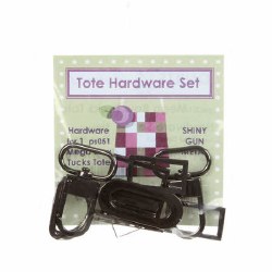 Tote Hardware Shiny Gun Metal