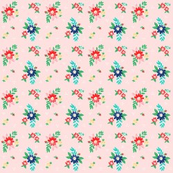 Quilt Fair Floral Pink