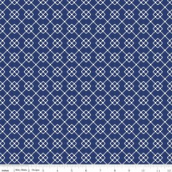Quilt Fair Chain Navy Stash Builder Quilt Fair Chain Navy Stash Builder