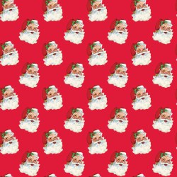 Monthly Placemats Santa Red