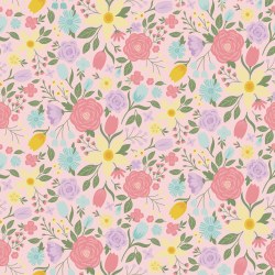 Bunny Trail Main Floral Pink