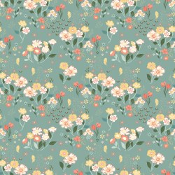 New Beginnings Floral Teal