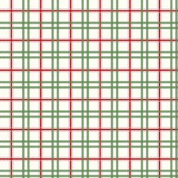 Mistletoe & Holly Plaid Cloud