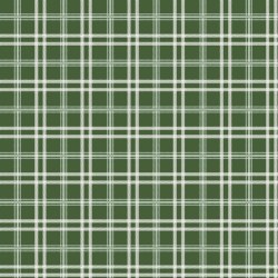 Mistletoe & Holly Plaid Forest