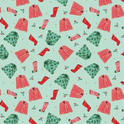 Flannel Christmas PJ's Songbir