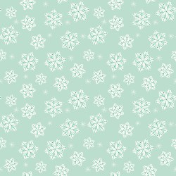 Flannel Christmas Snowflakes S
