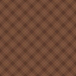 Coffee Time Plaid Brown