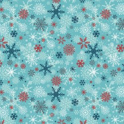 A Perfect Winter Snow Blue