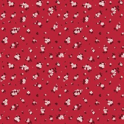 Little Ladybug Flowers Red