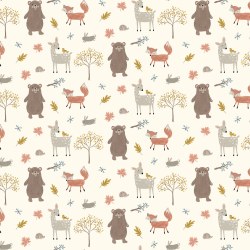 Flannel Woodland Creatures Cre Flannel Woodland Creatures Cre