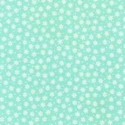 Cozy Cotton Flower Mint Skinny Bolt Cozy Cotton Flower Mint Skinny Bolt