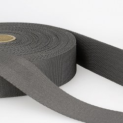 Webbing Polyester DkGrey 35MM