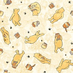 Classic Winnie the Pooh Minky Bears Yellow