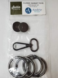Market Tote Hardware Gunmetal