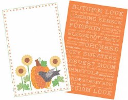 Autumn Love Tea Towels Autumn Love Tea Towels