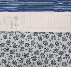 3 Yard Bundle Calico Blue