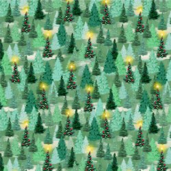 Christmas Village Forest Pine