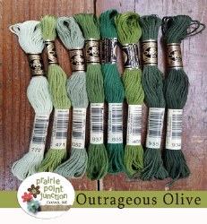 Outrageous Olive Floss Pack