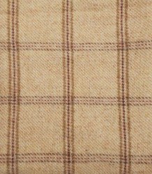 Wool 9" x 28" Buttermilk Plaid